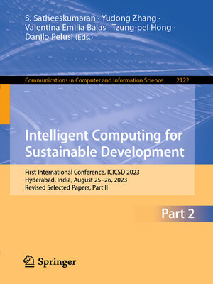 cover image of Intelligent Computing for Sustainable Development